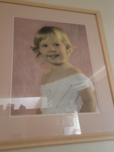 Hand colored print of my daughter